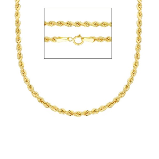 Catena corda in oro giallo 750/ooo