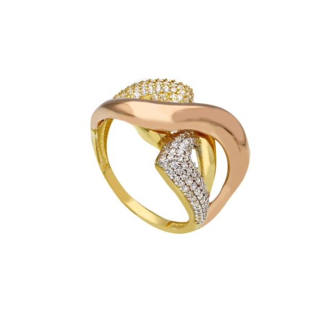 Anello in tre colori 750/ooo