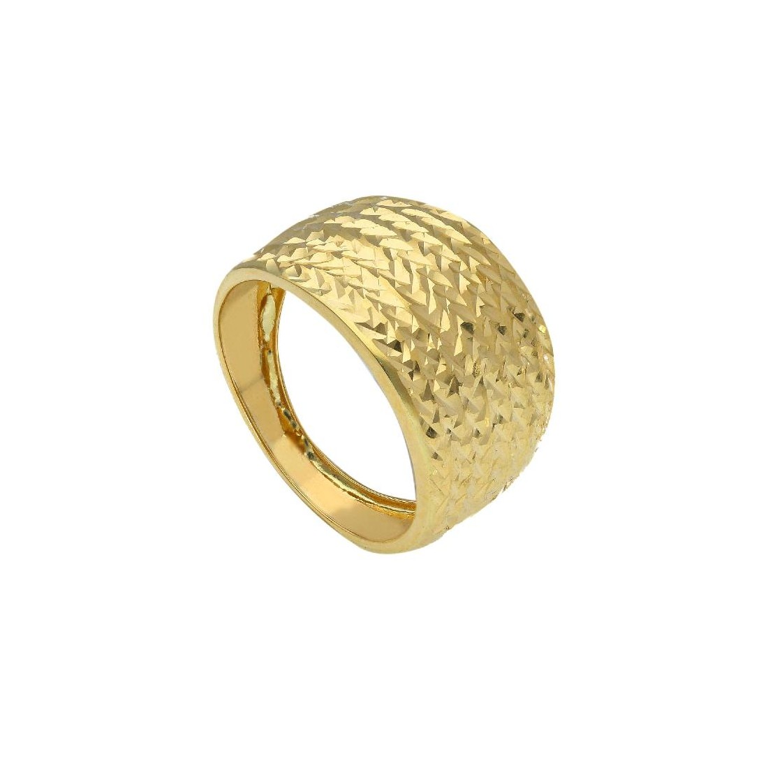 Anello fascia in oro giallo 750/ooo
