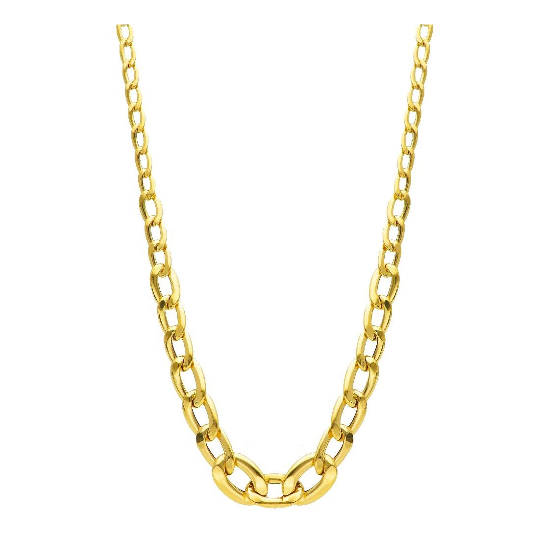 Girocollo groumette in oro giallo 750/ooo