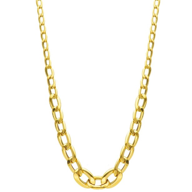 Girocollo groumette in oro giallo 750/ooo