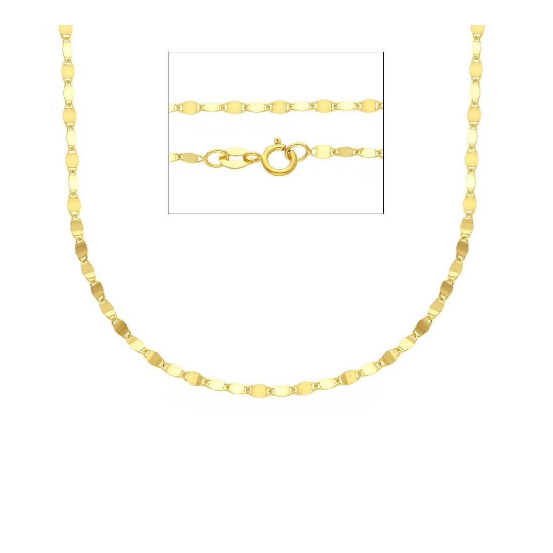 Catena in oro giallo 750/ooo