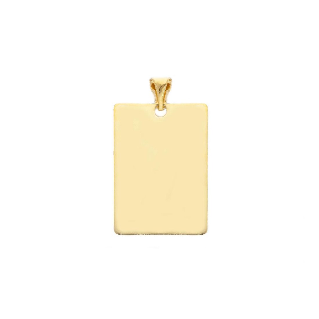 Piastra in oro giallo 750/ooo