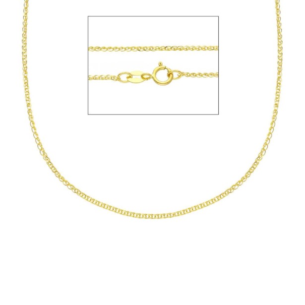 Catena spiga in oro giallo 750/ooo