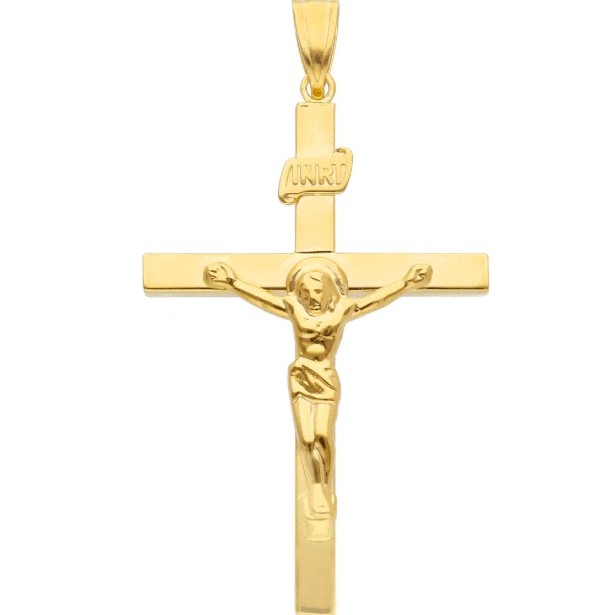 Ciondolo in oro giallo 750/°°° con croce
