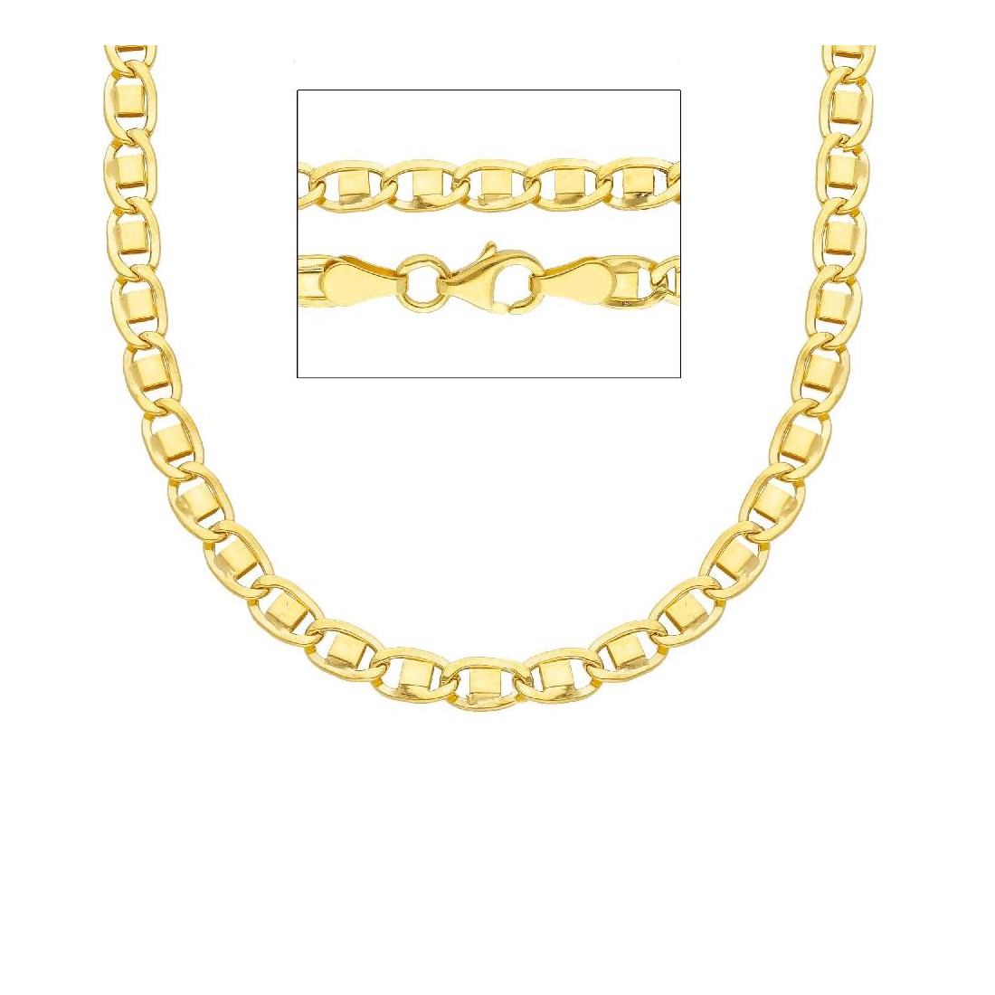 Catena in oro giallo 750/°°°