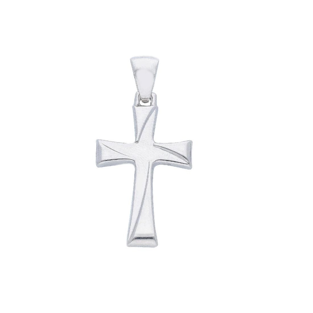 Ciondolo in oro bianco 750/°°° con croce