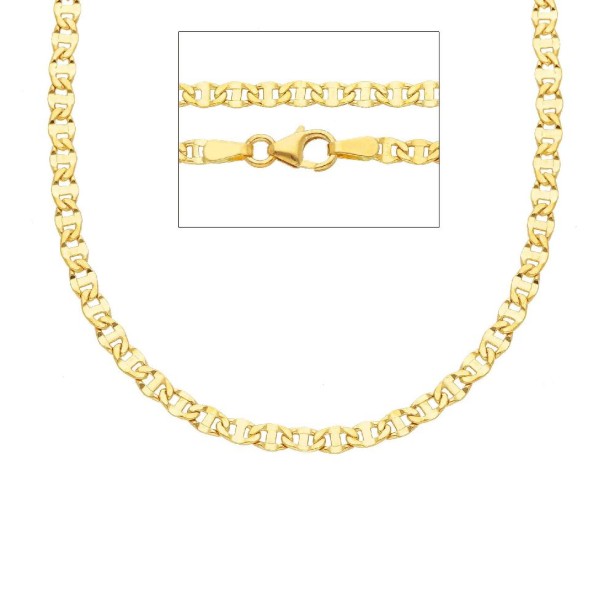 Catena traversino in oro giallo 750/ooo