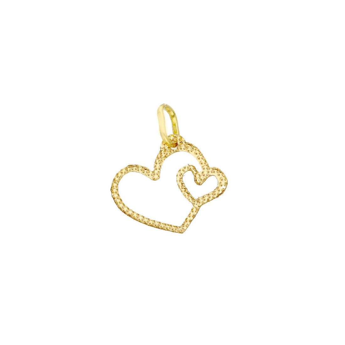 Ciondolo in oro giallo 750/ooo con cuore