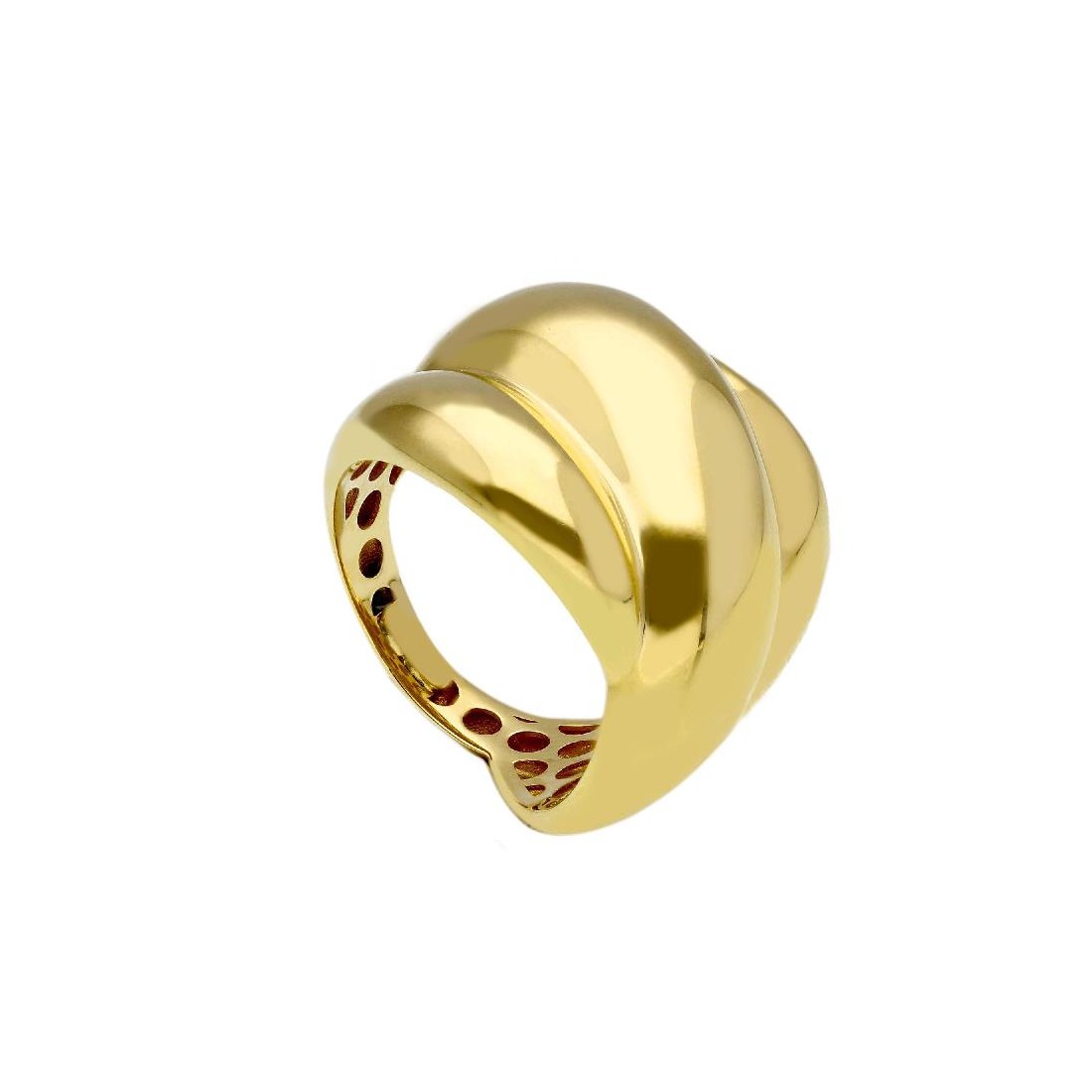 Anello fascia in oro giallo 750/ooo