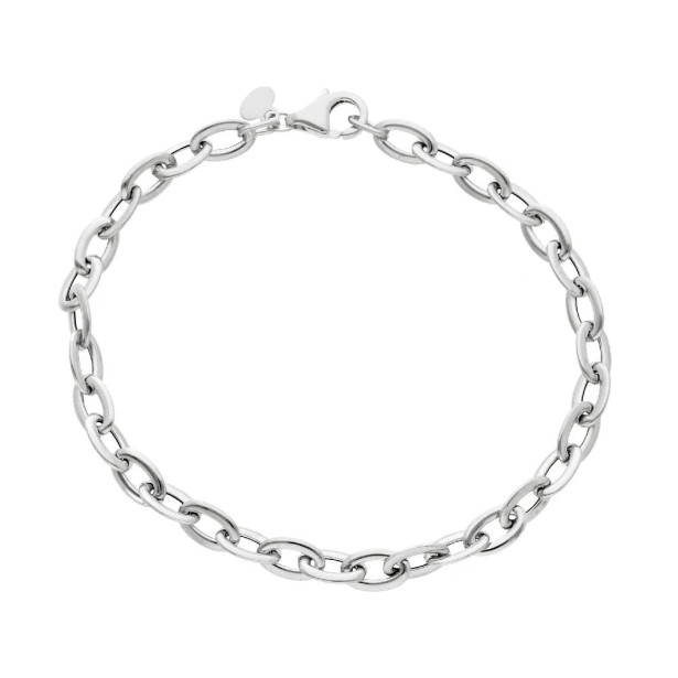 Bracciale rol� in oro bianco 750/ooo