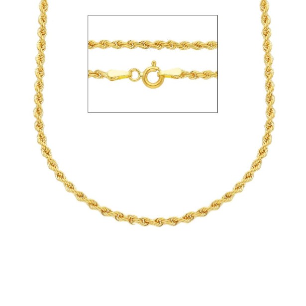 Catena corda in oro giallo 750/ooo