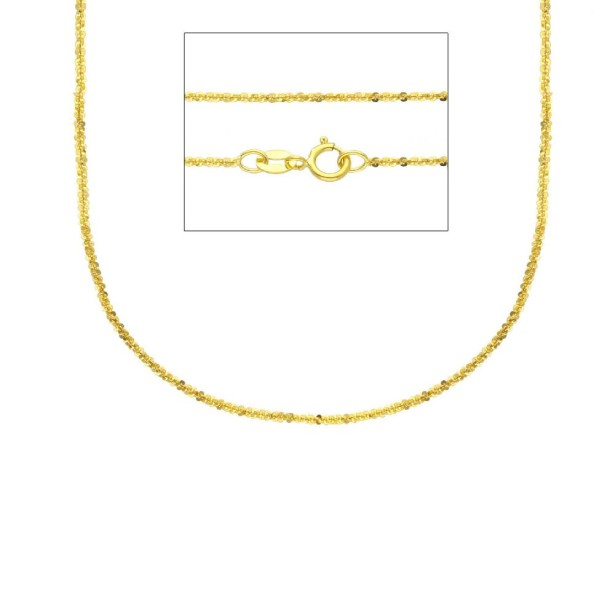 Catena criss cross in oro giallo 750/ooo