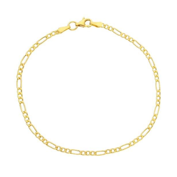 Catena figaro in oro giallo 750/ooo