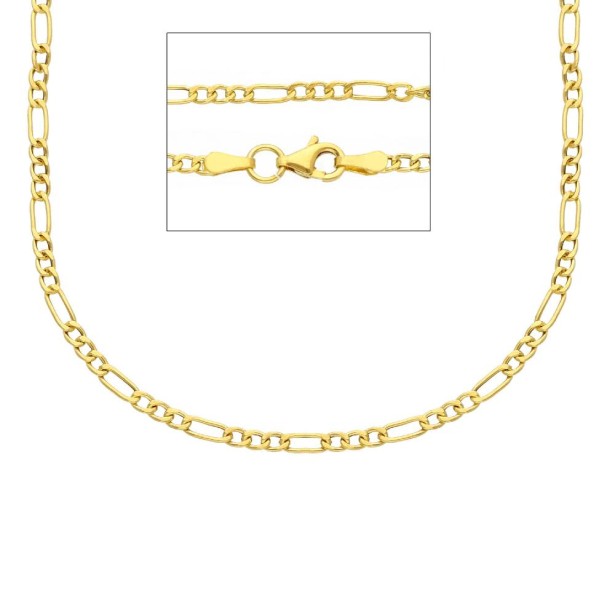 Catena figaro in oro giallo 750/ooo