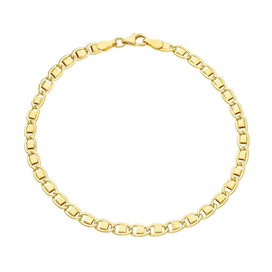 Bracciale catena in oro giallo 750/°°°