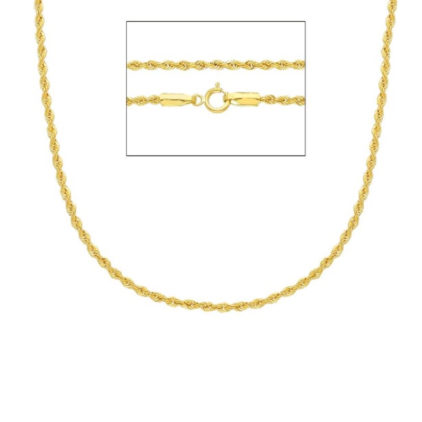 Catena corda in oro giallo 750/ooo