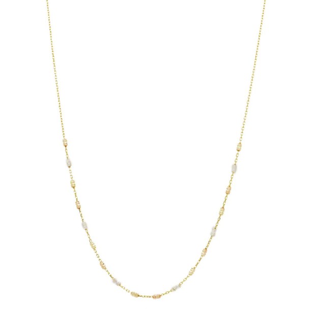 Girocollo in oro tre colori 375/ooo