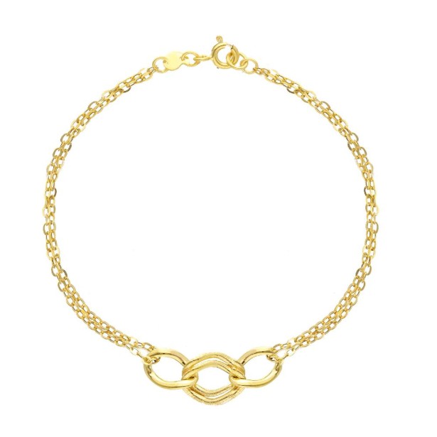 Bracciale in oro giallo 375/°°°