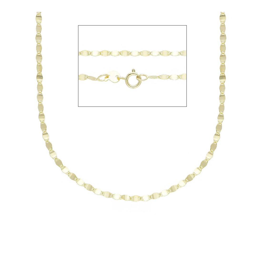 Catena in oro giallo 375/°°°