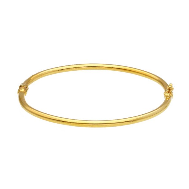 Bracciale rigido in oro giallo 375/°°°