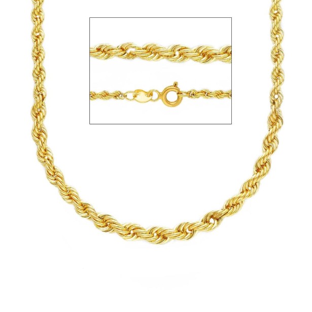 Catena corda in oro giallo 375/ooo