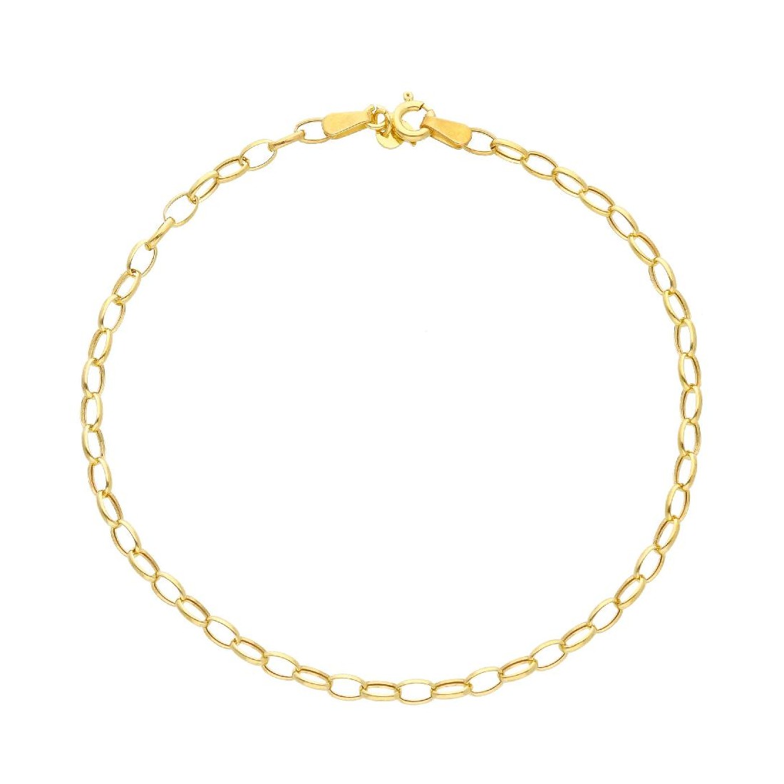 Bracciale catena rolò in oro giallo 375/ooo