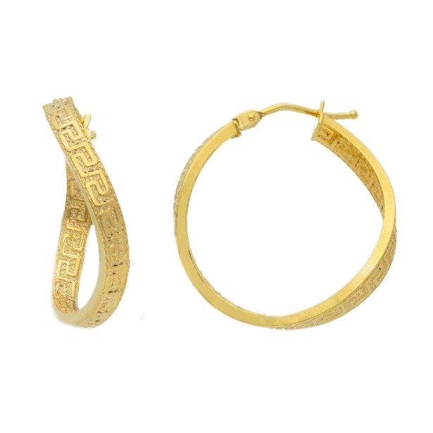Orecchini cerchio in oro giallo 375/ooo