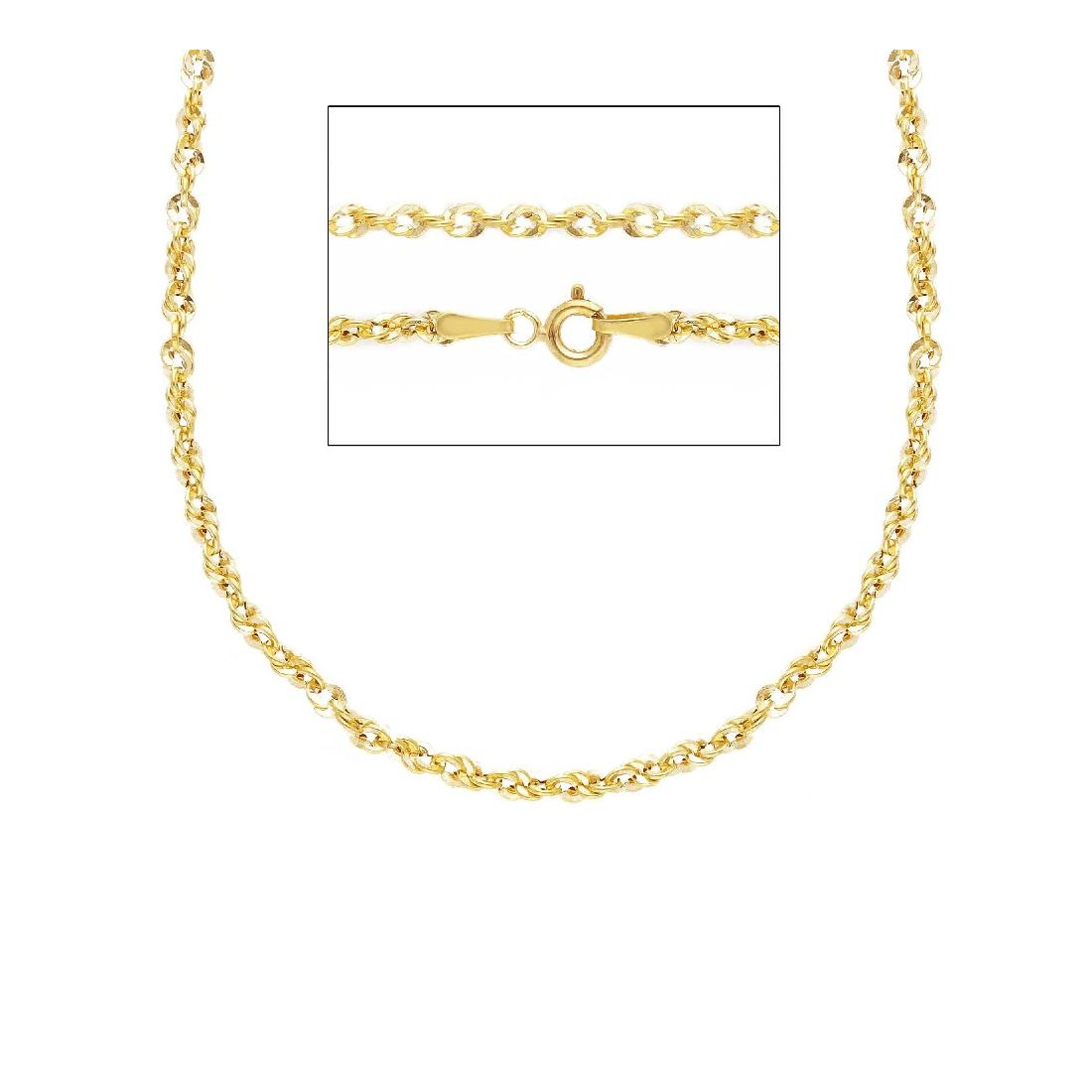 Catena in oro giallo 375/ooo
