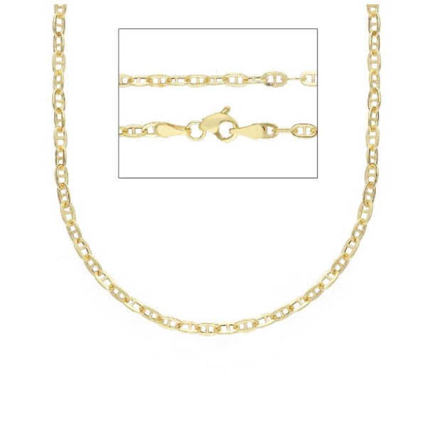 Catena traversino in oro giallo 375/°°°
