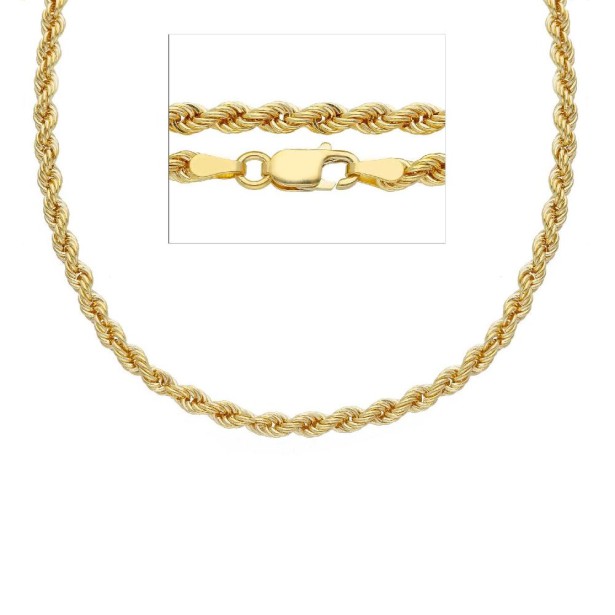 Catena corda in oro giallo 375/ooo