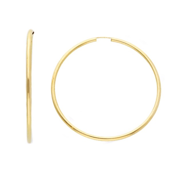 Orecchini cerchio in oro giallo 375/ooo