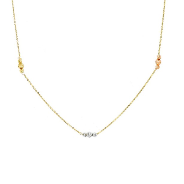 Girocollo in oro tre colori 375/ooo