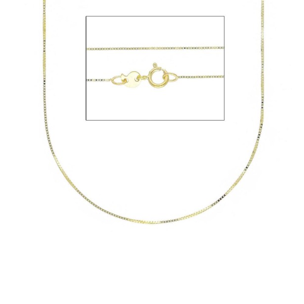 Catena veneta in oro giallo 375/ooo