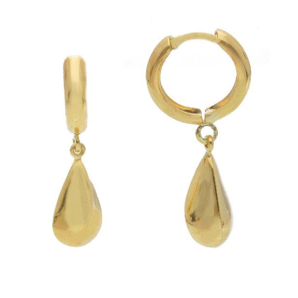 Orecchini pendenti in oro giallo 375/ooo