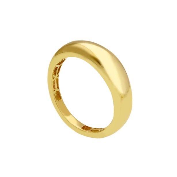 Anello fascia in oro giallo 375/°°°