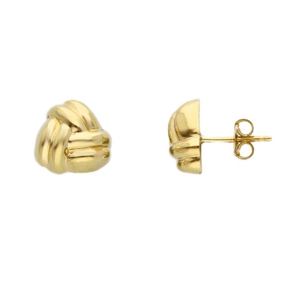 Orecchini lobo in oro giallo 375/°°°