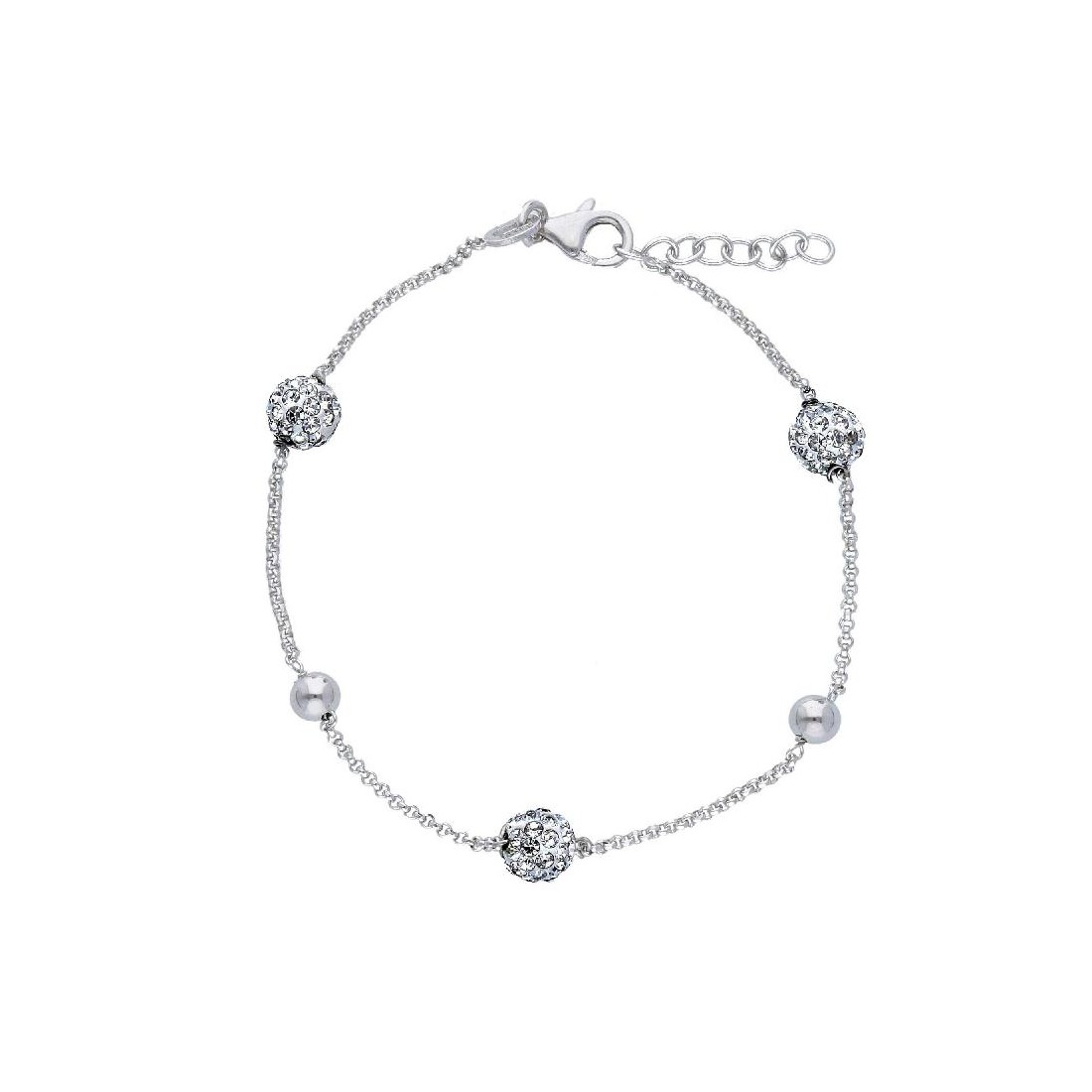 Bracciale in argento 925/ooo e zirconia cubica