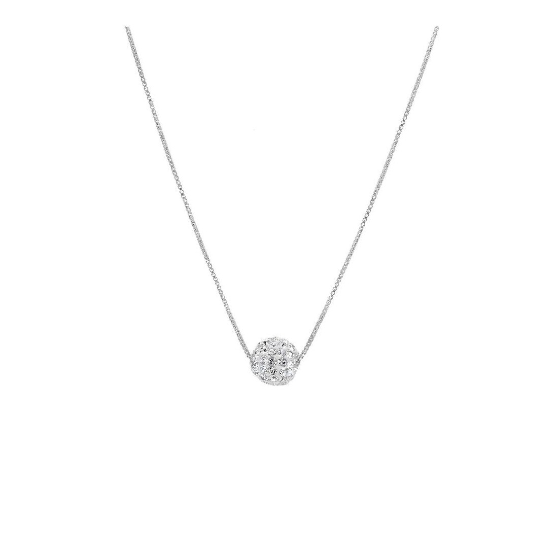 Girocollo in argento 925/ooo e zirconia cubica