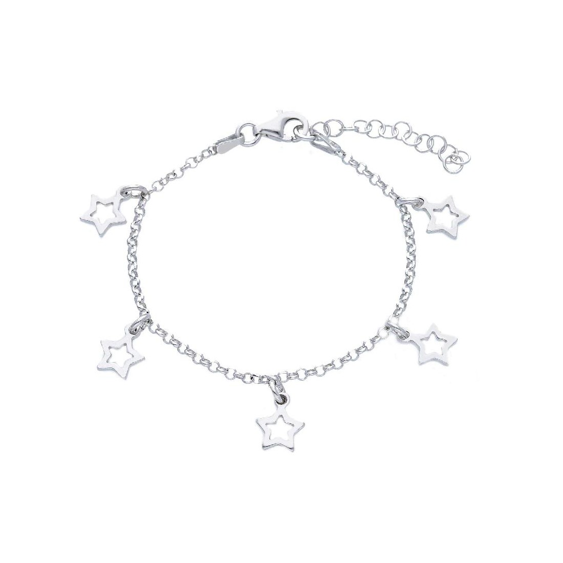 Bracciale in argento 925/ooo con stelle