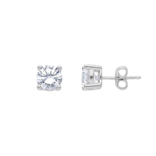 Orecchini punto luce in argento 925/ooo e zirconia cubica