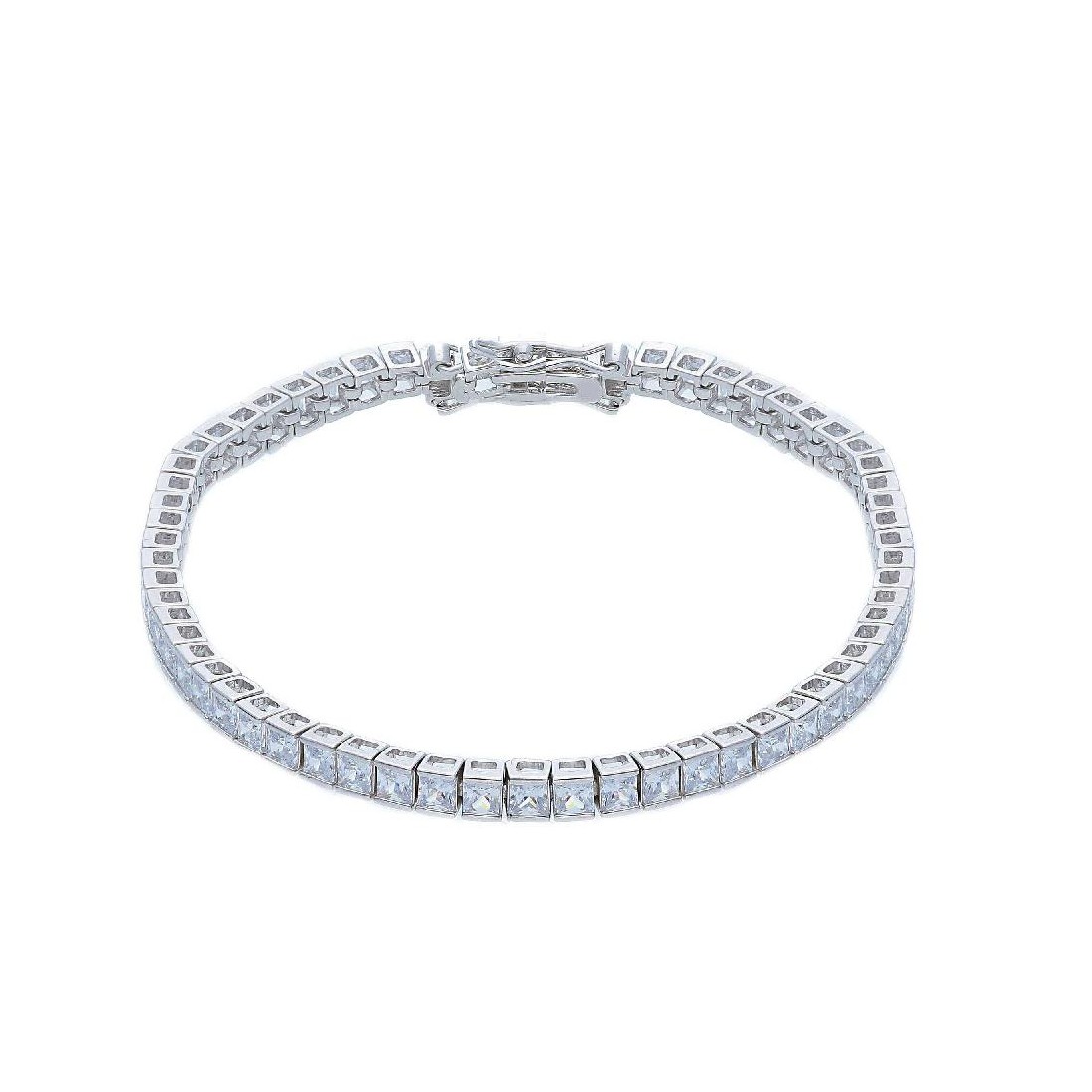 Bracciale tennis in argento 925/ooo e zirconia cubica