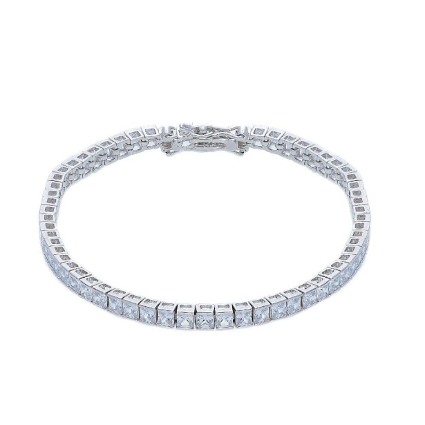 Bracciale tennis in argento 925/ooo e zirconia cubica