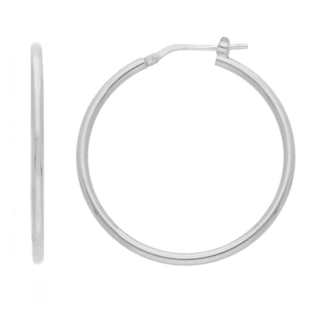 Orecchini cerchio in argento 925/ooo