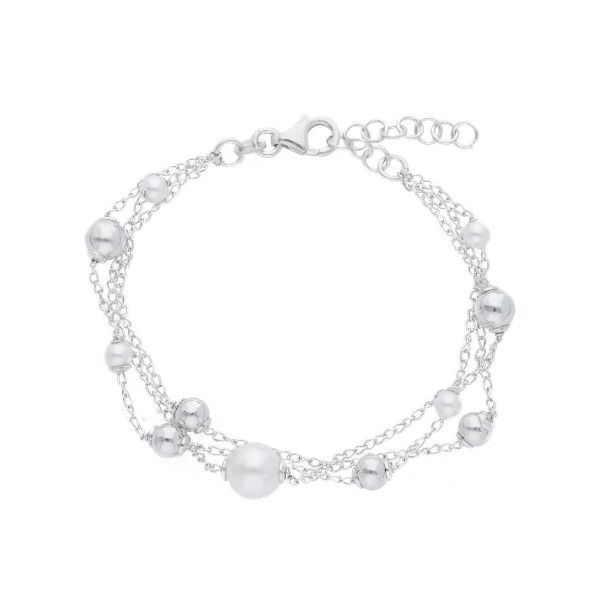 Bracciale in argento 925/ooo e perla