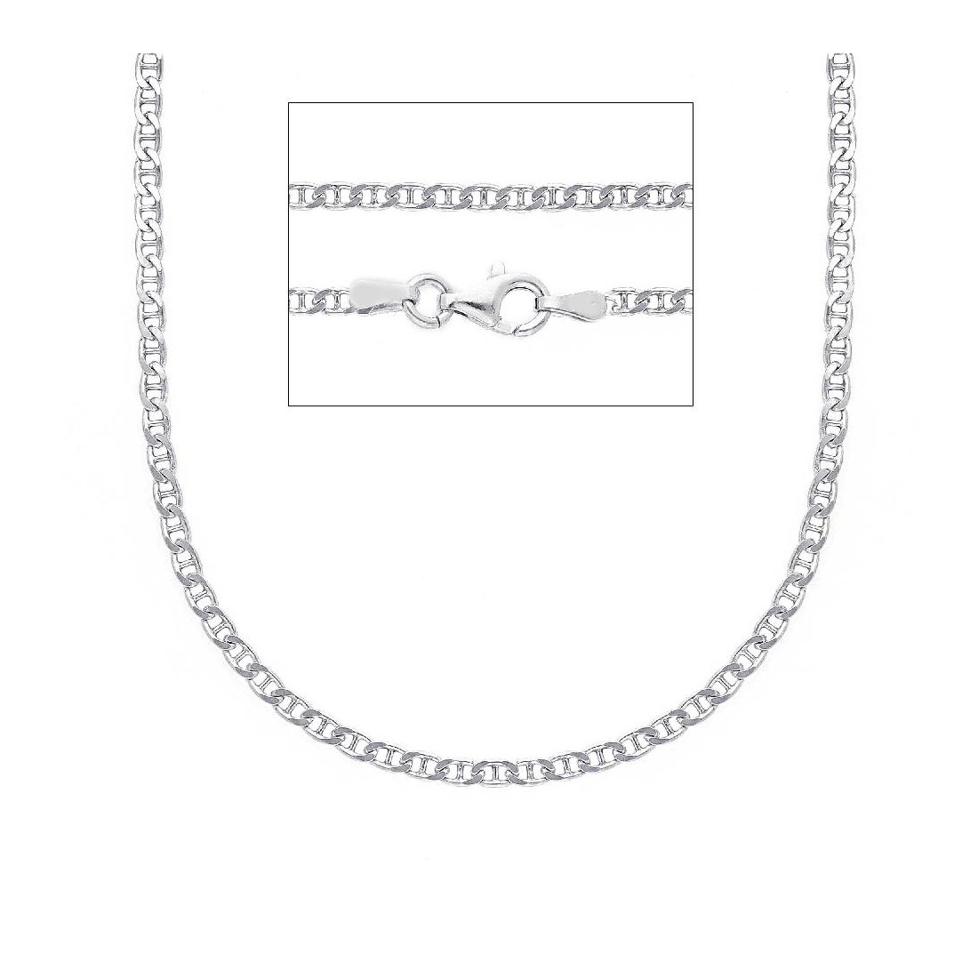 Catena traversino in argento 925/ooo