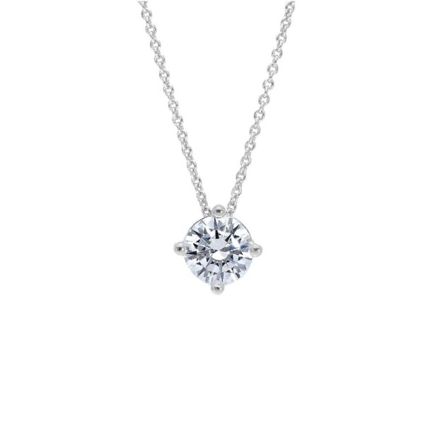 Girocollo punto luce in argento 925/ooo e zirconia cubica