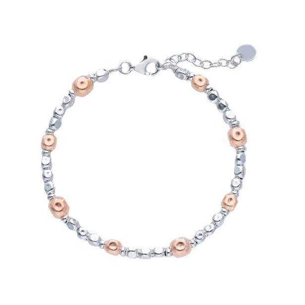 Bracciale in argento bicolore 925/ooo