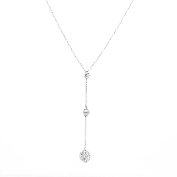 Girocollo in argento 925/ooo e zirconia cubica