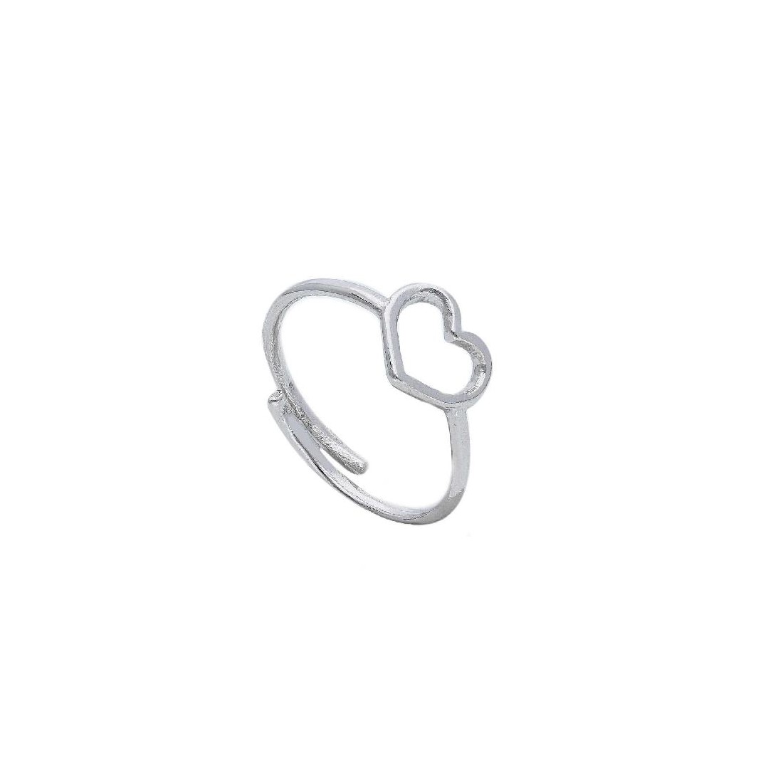 Anello in argento 925/ooo con cuore